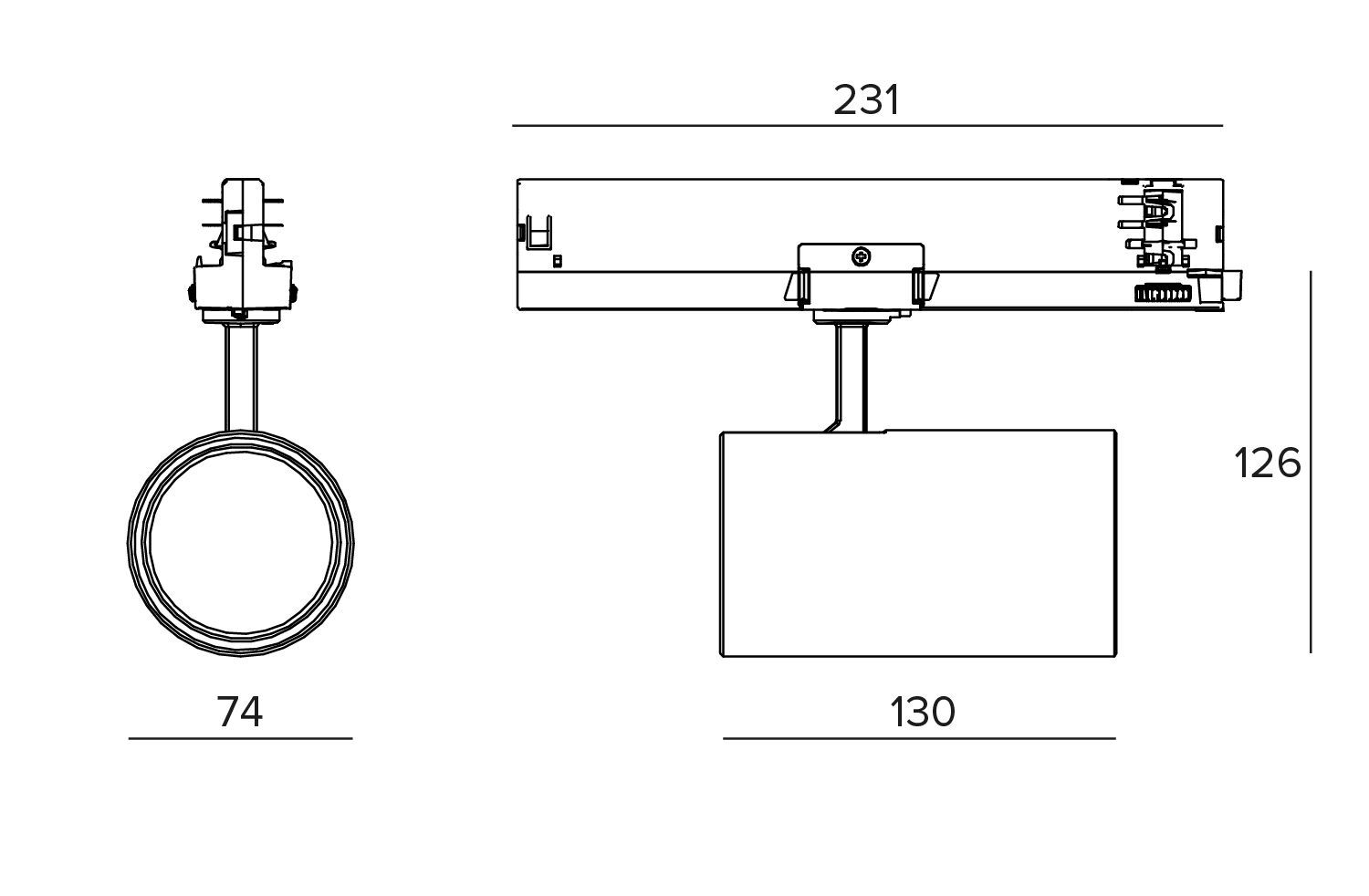 Алюминиевое светодиодное освещение TARGETTI Label ARCH-00128050 - Вид №2