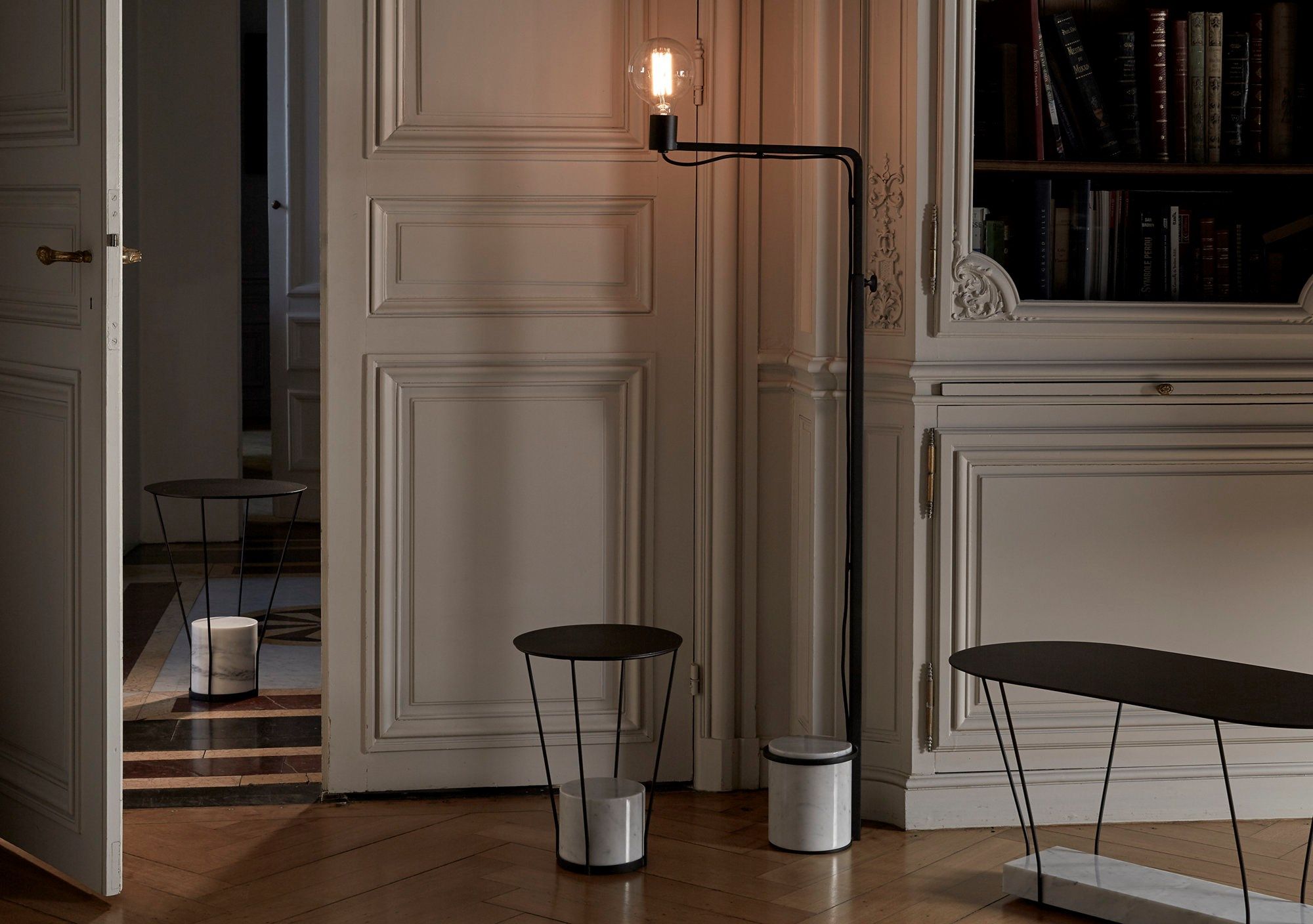 Металлическая регулируемая высота торшер с диммером RADAR INTERIOR Lest ARCH-00119137 - Вид №5