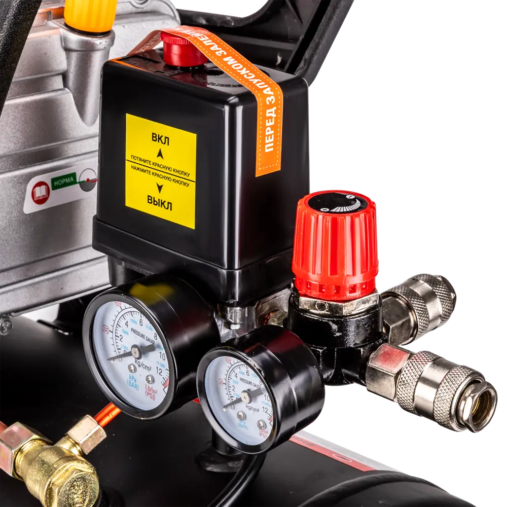 Компрессор масляный АЭРУС 24 л с производительностью 210 л/мин 15308753 STLM-0005671 - Вид №6