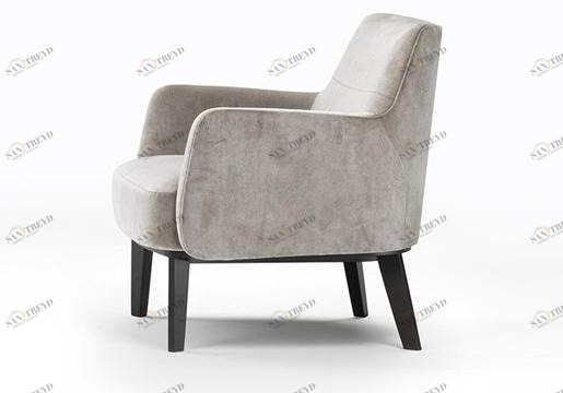 Marelli Кресло в набуке с подлокотниками Clipper 9clp106