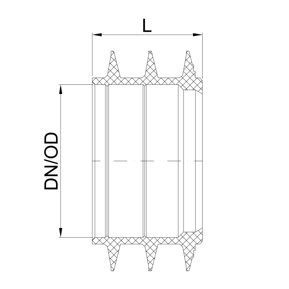 02890 Соединения с трубами POLO-KAL поколения до 1960 г. Tece  - Вид №1