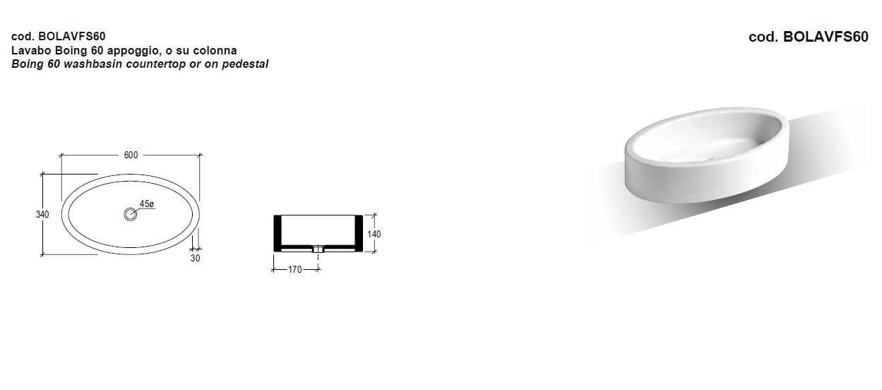 Овальная столешница GSG Ceramic Design Like ARCH-00031743 - Вид №5