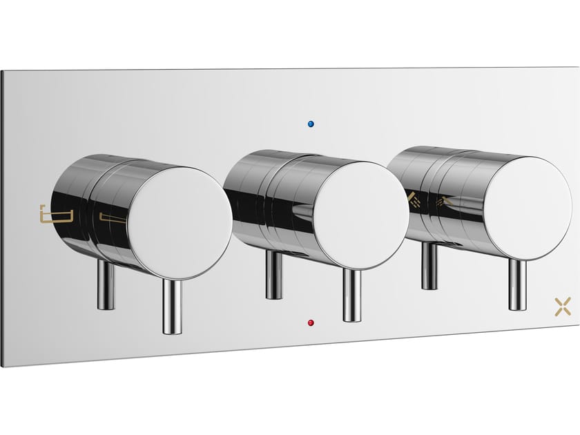 Термостатический смеситель для душа с 3 отверстиями CROSSWATER MPRO ARCH-00117958