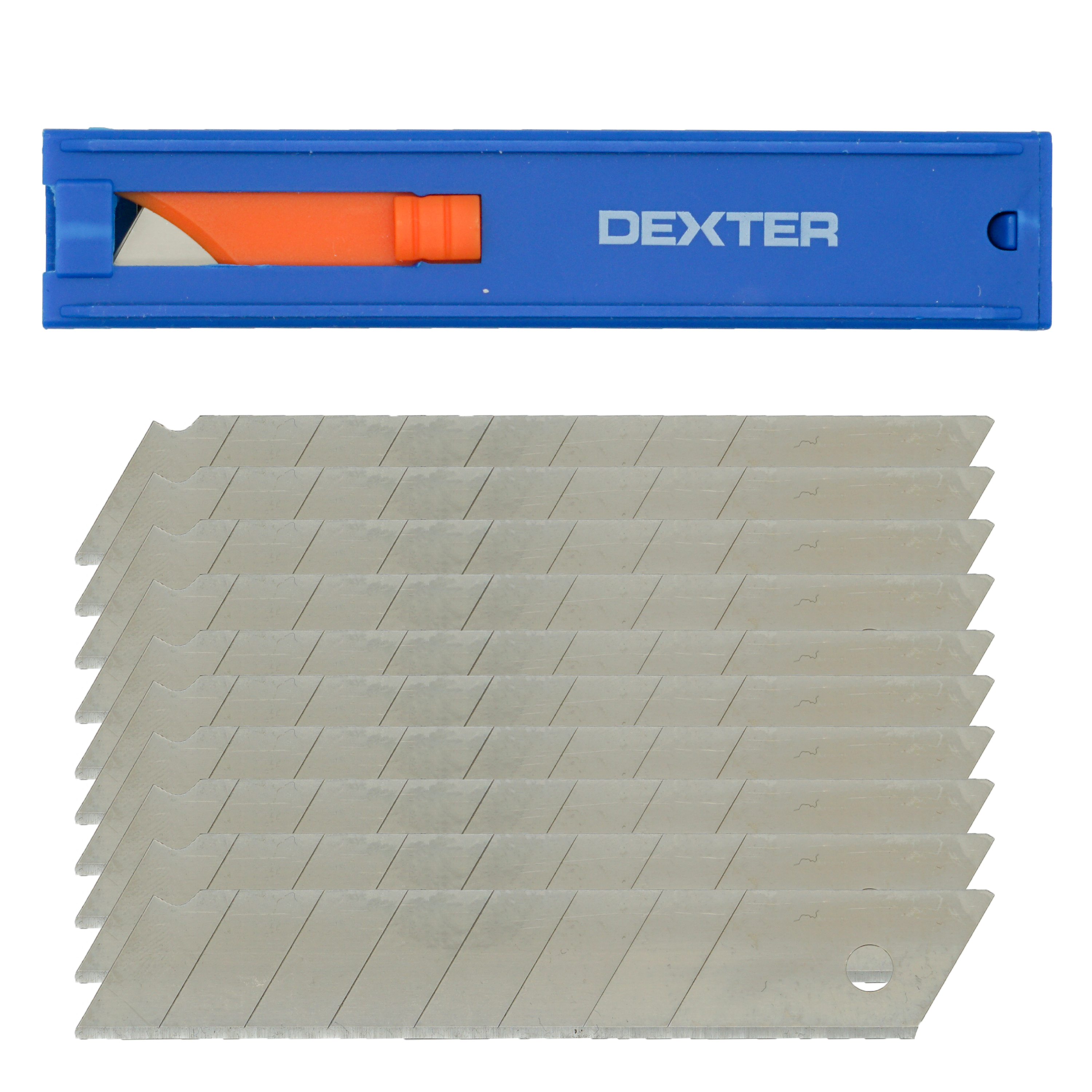 Лезвия универсальные Dexter 18 мм для точной резки - набор 10 шт 83684277 STLM-0043426