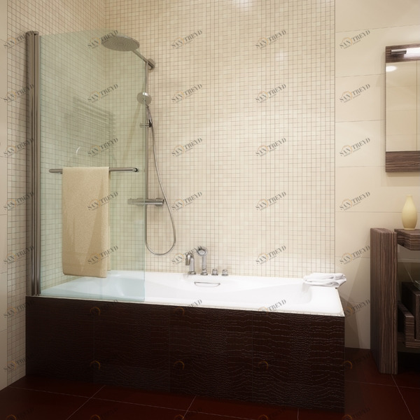 110X150GV601 Душевое ограждения на борт вынны GUTEWETTER Германия LUX