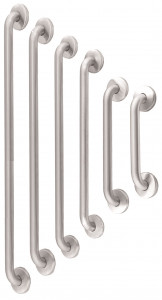 BR0750CS 842 мм прямой поручень с матовым покрытием mediclinics