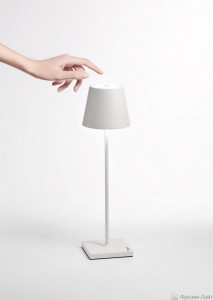 Zafferano POLDINA LD0280B3 TABLE LAMP WHITE светильник декоративный