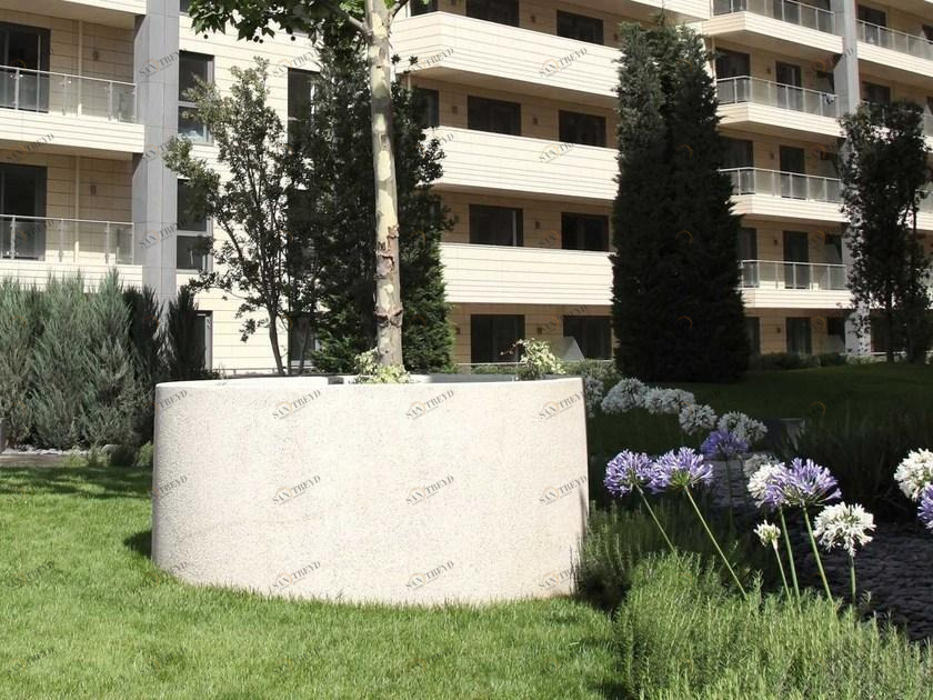 Metalco Кашпо для общественных мест из реконструированного камня sun-id-1369008