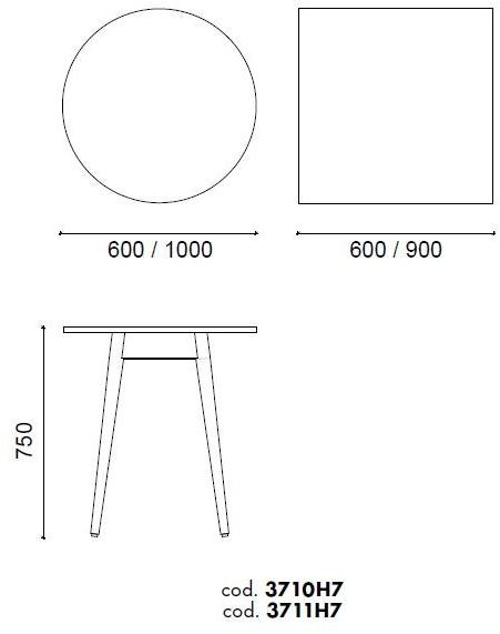 ALMA DESIGN Круглый стол из бука Virna sun-id-1424221 - Вид №7