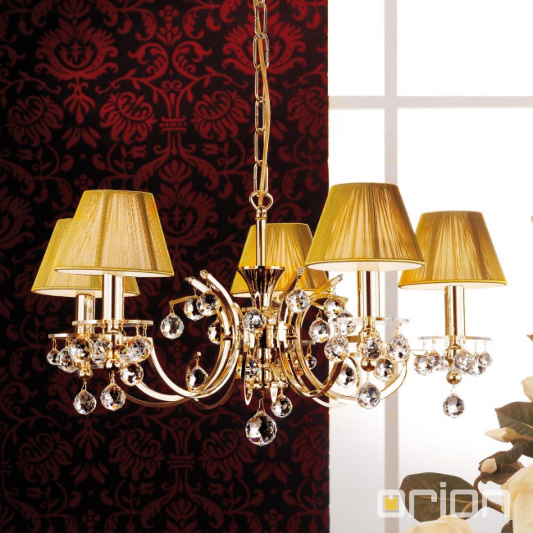 Orion LU 2144/5 gold/4463 gold люстра подвесная 86820 - Вид №1