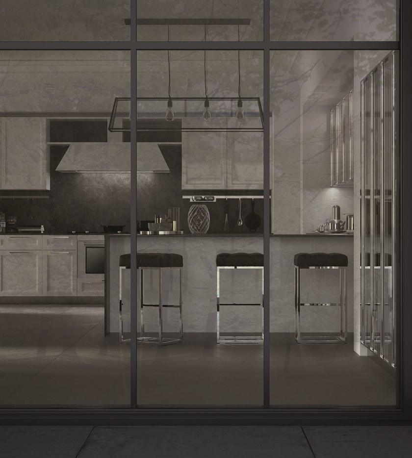 Composit Лакированная встроенная кухня с ручками sun-id-1439445 - Вид №6