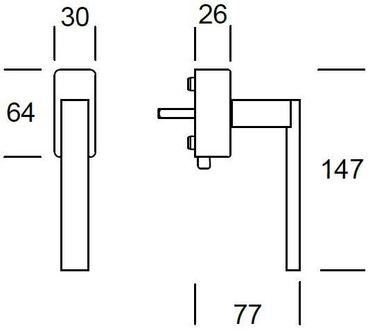 Reguitti Оконная ручка dk на розе Phoenix Aq01dkq7550 - Вид №2