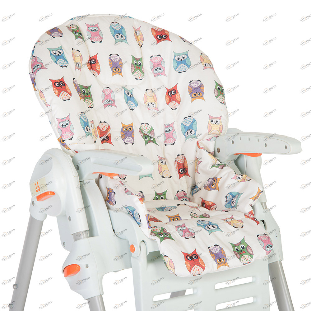 Съемный чехол для стульчика для кормления Funky Owl VAMVIGVAM  281619 Белый;красный;синий;бежевый Santreyd 