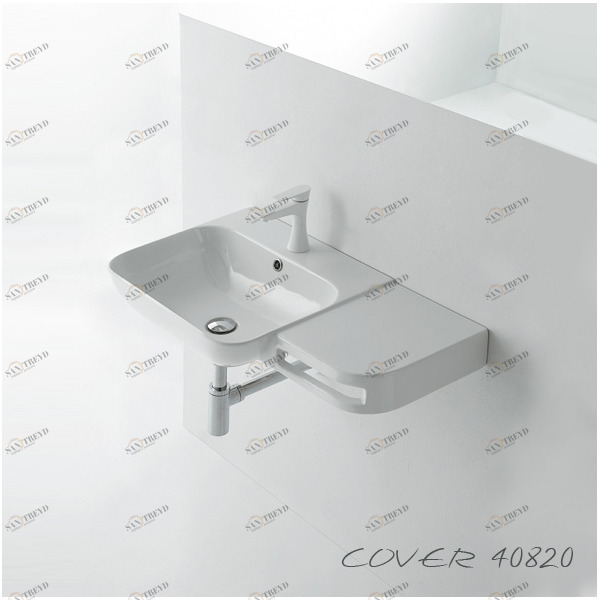 40820 Подвесная раковина настенная овальная Althea Ceramica  белая 