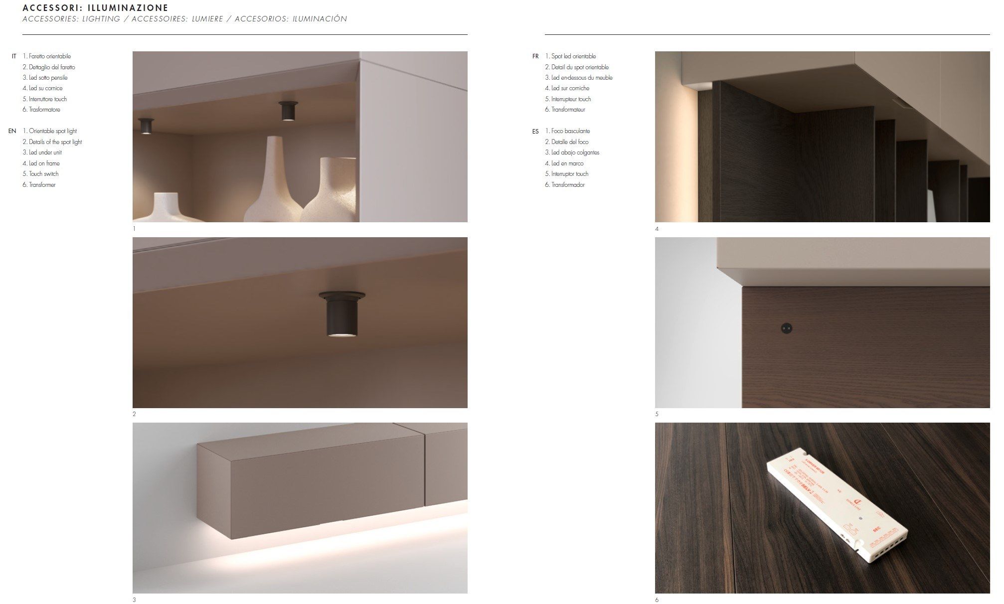 Деревянная оборудованная стена Olivieri CUBE 6 ARCH-00123672 - Вид №35