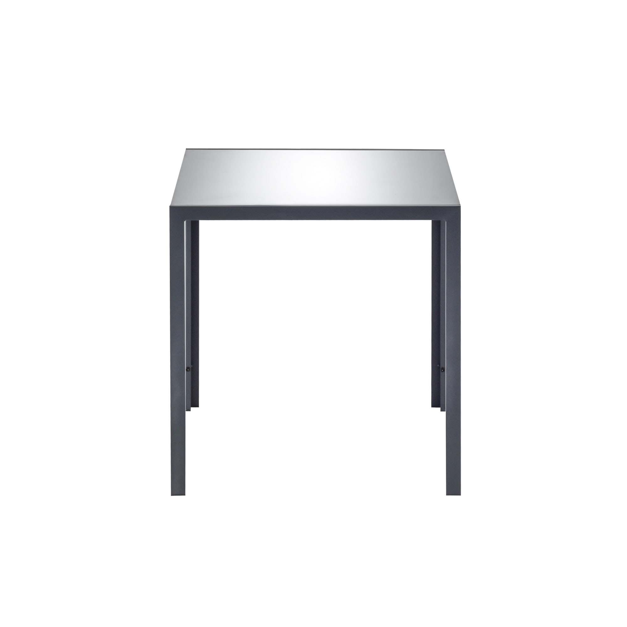 81956312 Стол садовый 70x70 см, сталь/стекло, цвет серебристый Santreyd  - Вид №3