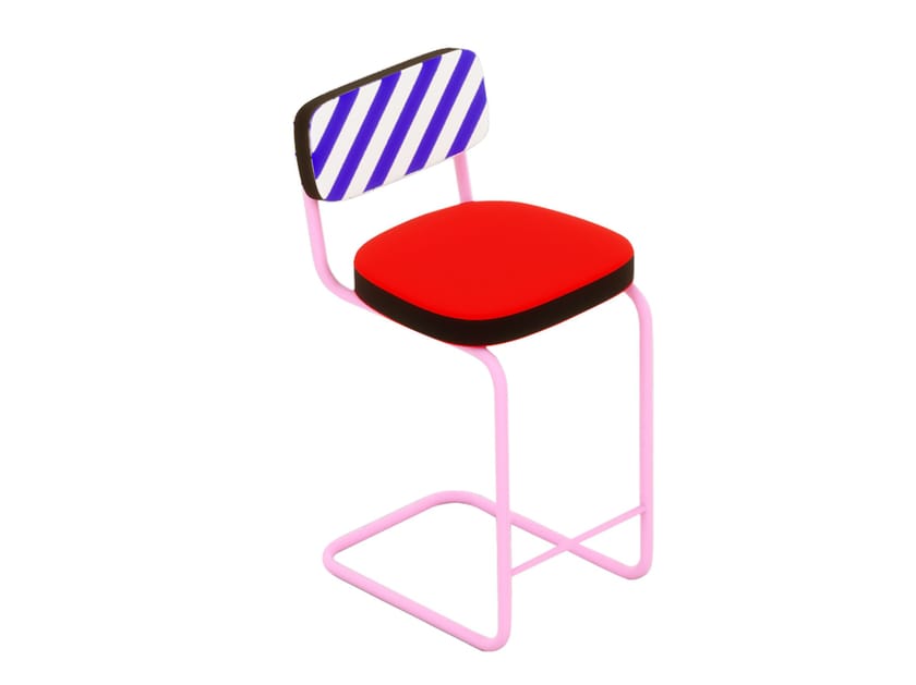 Высокий металлический табурет Seletti Superfurniture ARCH-00040653
