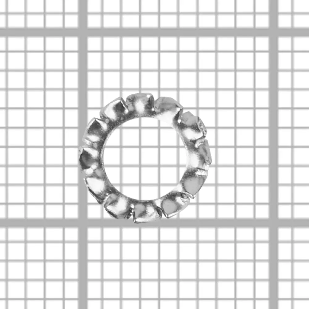 Шайба DIN6798А 4 мм нержавеющая сталь А2, 10 шт Santreyd STLM-2175594 - Вид №1