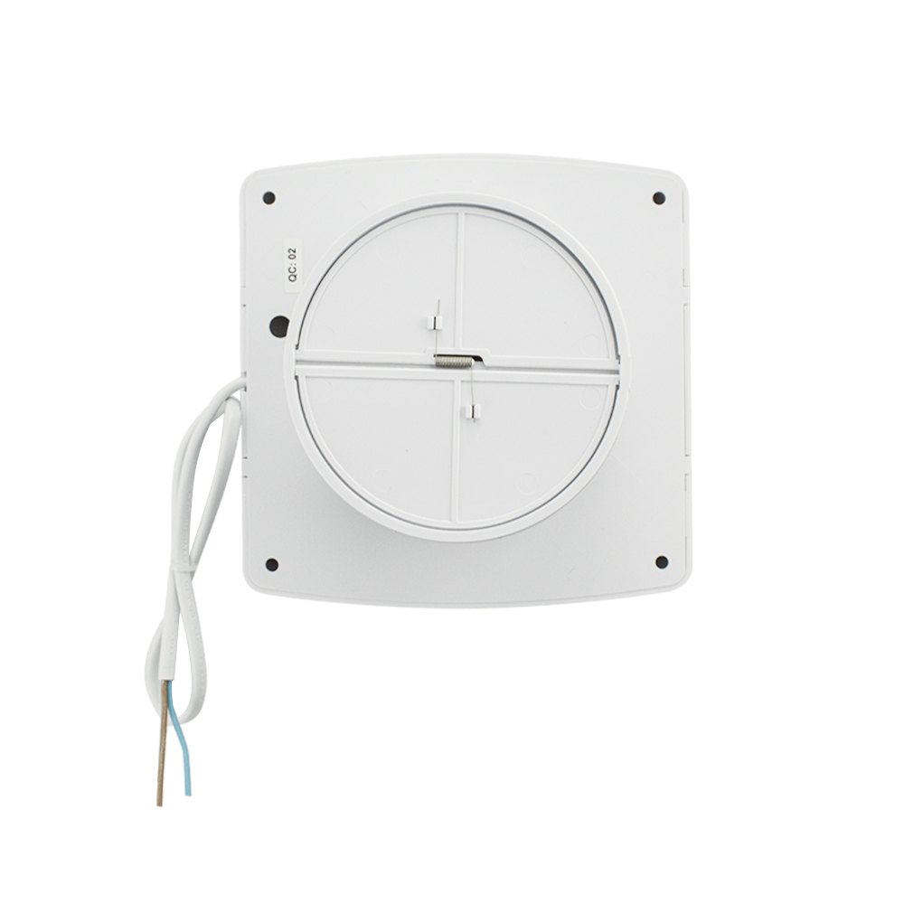 GFmark - Вытяжной вентилятор белый, ЗАКРЫТЫЙ, пластик АБС, d = 100 мм, с обратным клапаном и москитной сеткой, код: 5004  - Вид №5