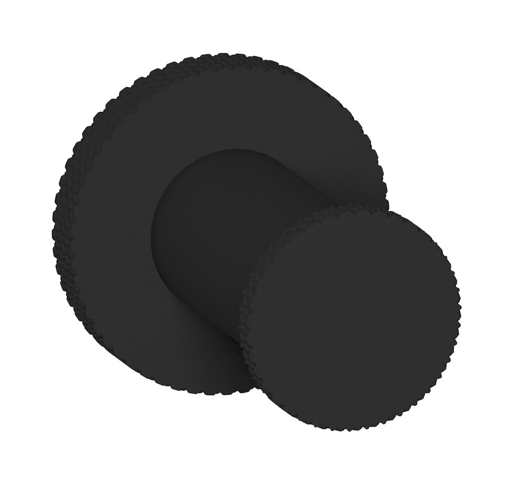 Настенный крючок WE ARE IB of008np Matt Black Officina