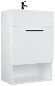 У84223 Тумба с раковиной July 50П 1д. Белый глянец 1 Marka JULY