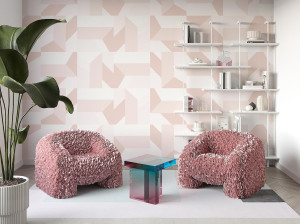 Геометрические обои для детей