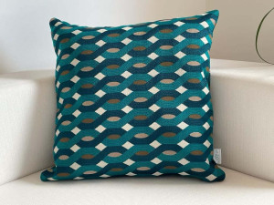 Наружная тканевая подушка с рисунком