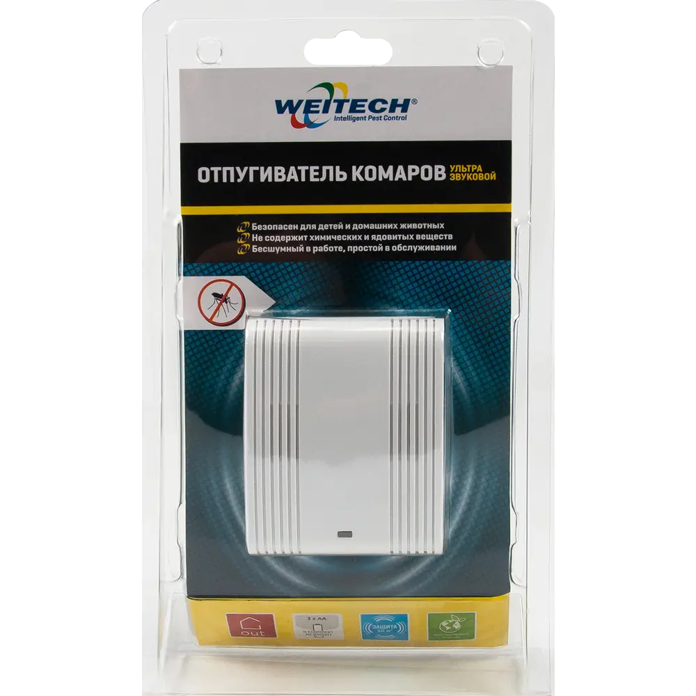 Ультразвуковой отпугиватель Weitech WK0029 для защиты от насекомых 82309069 STLM-0024354