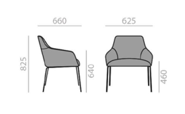 Кресло Andreu World Alya ARCH-00005709 - Вид №3