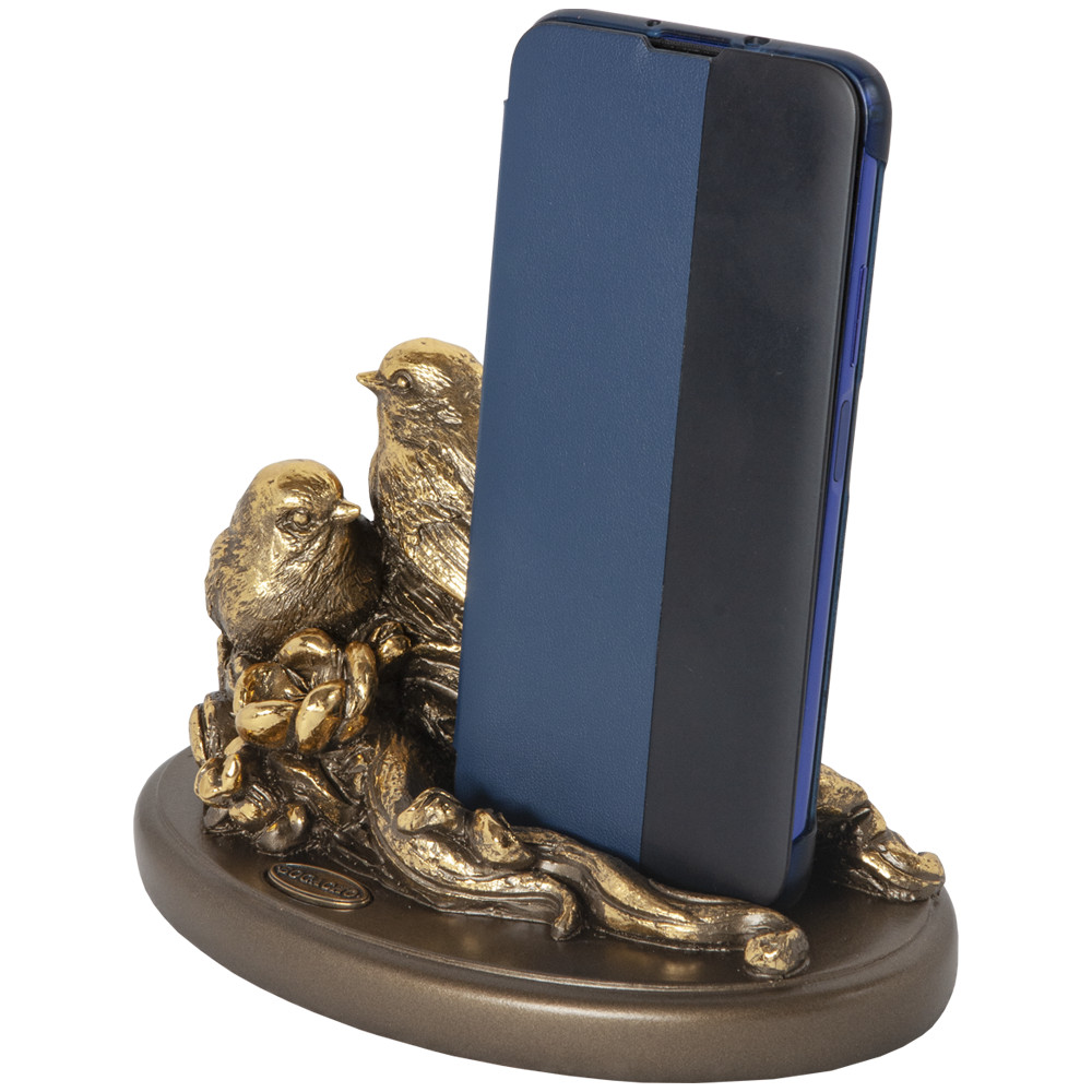 72017 Подставка под телефон Птички Бронза BOGACHO 4627179650742 - Вид №1