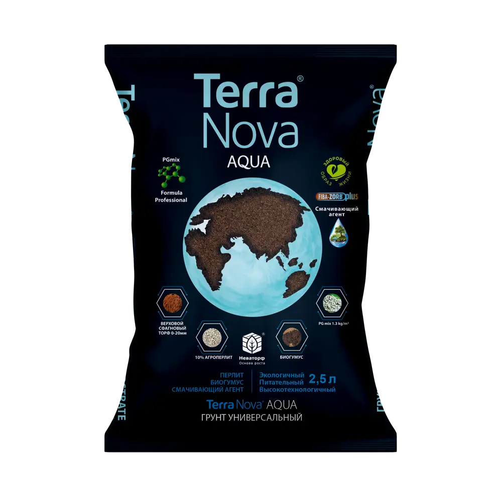 Грунт Terra Nova Аква универсальный 2.5 л 89355826 STLM-2134049 TERRA VITA 