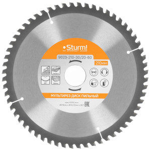 Диск пильный Sturm! 9023-210-30/20-60 9935662