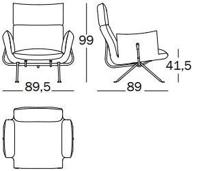 Magis Кресло из ткани со съемным чехлом с подлокотниками Officina sun-id-1410262 - Вид №20