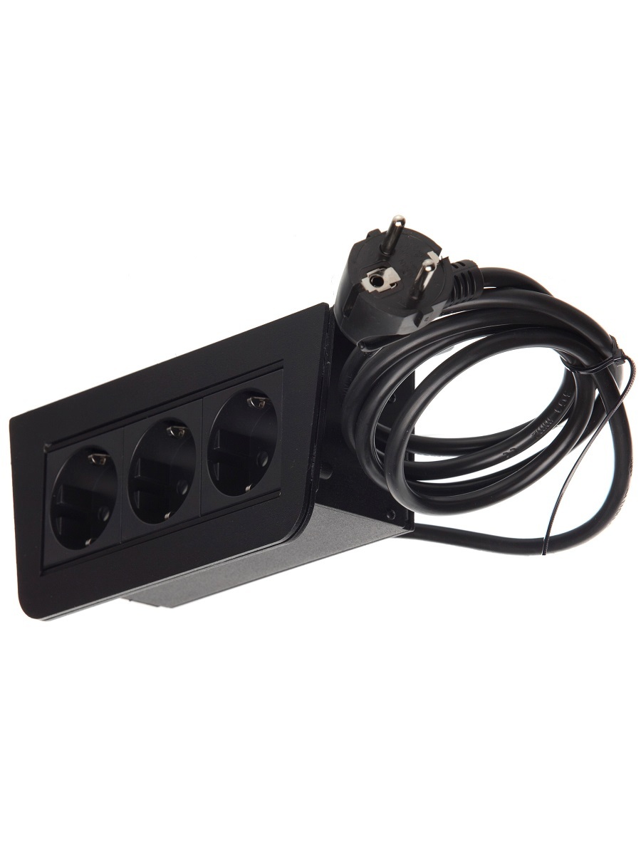 Блок электрических розеток Basic 12054 Black NAVAKO  - Вид №1