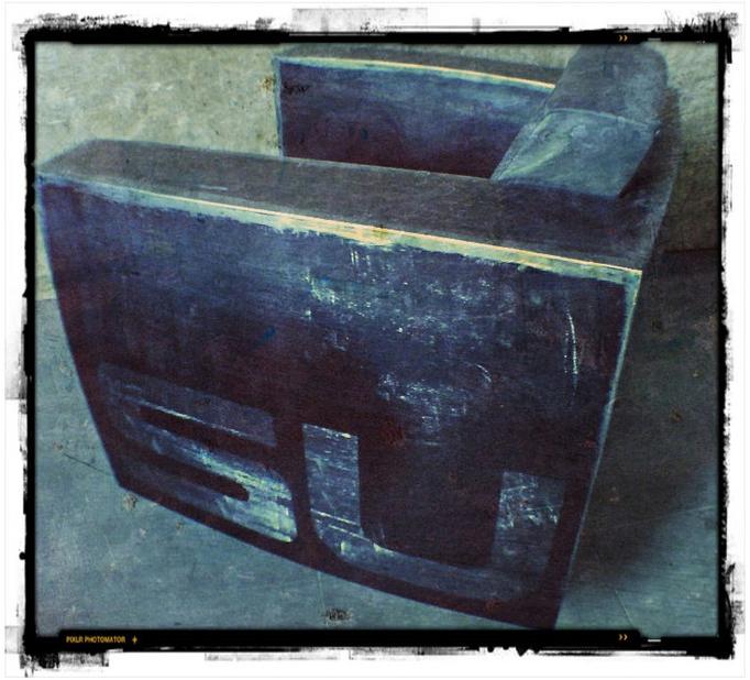 ICI ET LÀ Стальное клубное кресло в индустриальном стиле с подлокотниками Handmade metal furniture by ici et là Sfc03 - Вид №2