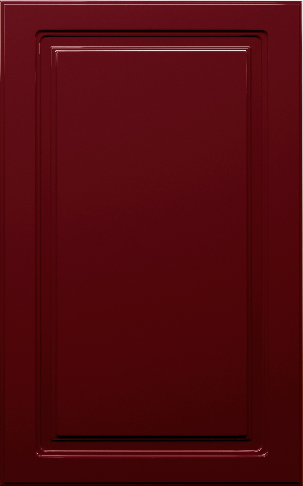 Фасады для кухни Классика Фрезеровка «Прямоугольник+» Вишневый глянец №182 SIDAK SIST1386-205