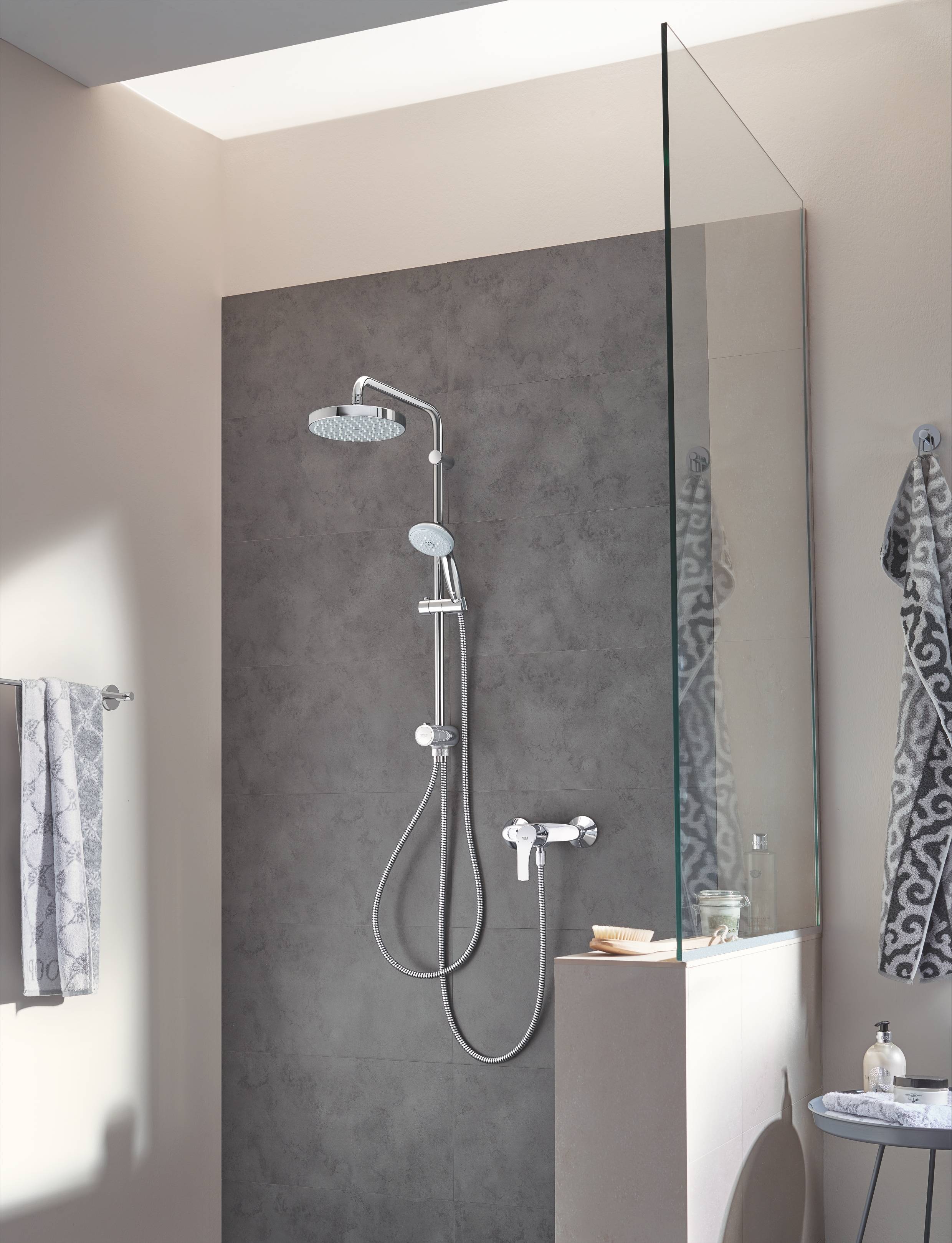 27541000 Верхний душ Grohe хром  - Вид №3