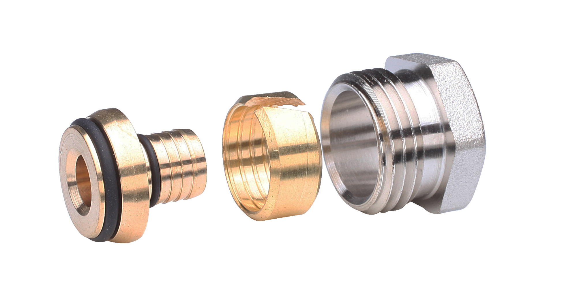 Danfoss Фитинги для полимерных труб (PEX) Уплотн. фитинги PEX 18x2 G3/4'' вн 013G4158  - Вид №3