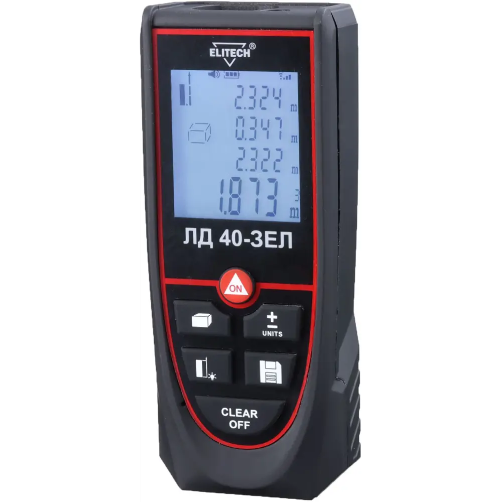 Лазерный дальномер Elitech 40Л-ЗЕЛ, 40 м - точные измерения для строительства 89367683 STLM-1400536 - Вид №2
