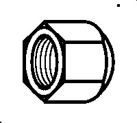 Danfoss Гайки и адаптеры для клапанов T2/TE2 и клапанов TE 5 - 55 Гайка 011L1167  - Вид №3