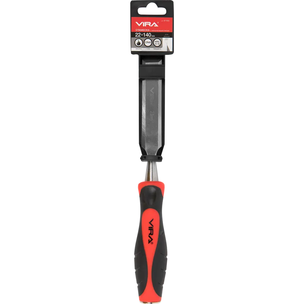 Стамеска Vira 22 мм с двухкомпонентной ручкой STLM-2048399 - Вид №3
