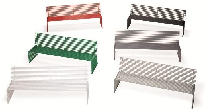 Urbantime Скамья из металла со спинкой Zeroquindici.015 sun-id-1427258 - Вид №4