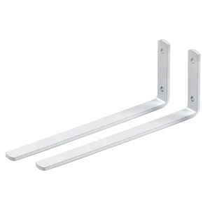 Кронштейны Inspire для карнизной шины 21 см белые металлические 87768911