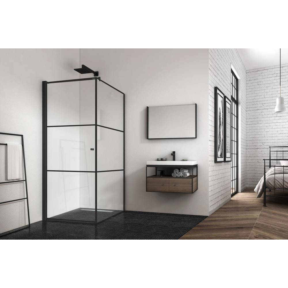 061020R Душевой уголок DARK 900*900  Berges GELIOS  - Вид №1