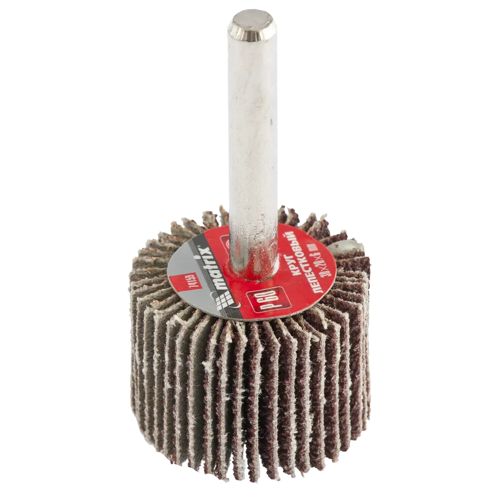 Лепестковый шлифовальный круг Matrix для сложных поверхностей 30×20×6 мм 82602949 STLM-0031212