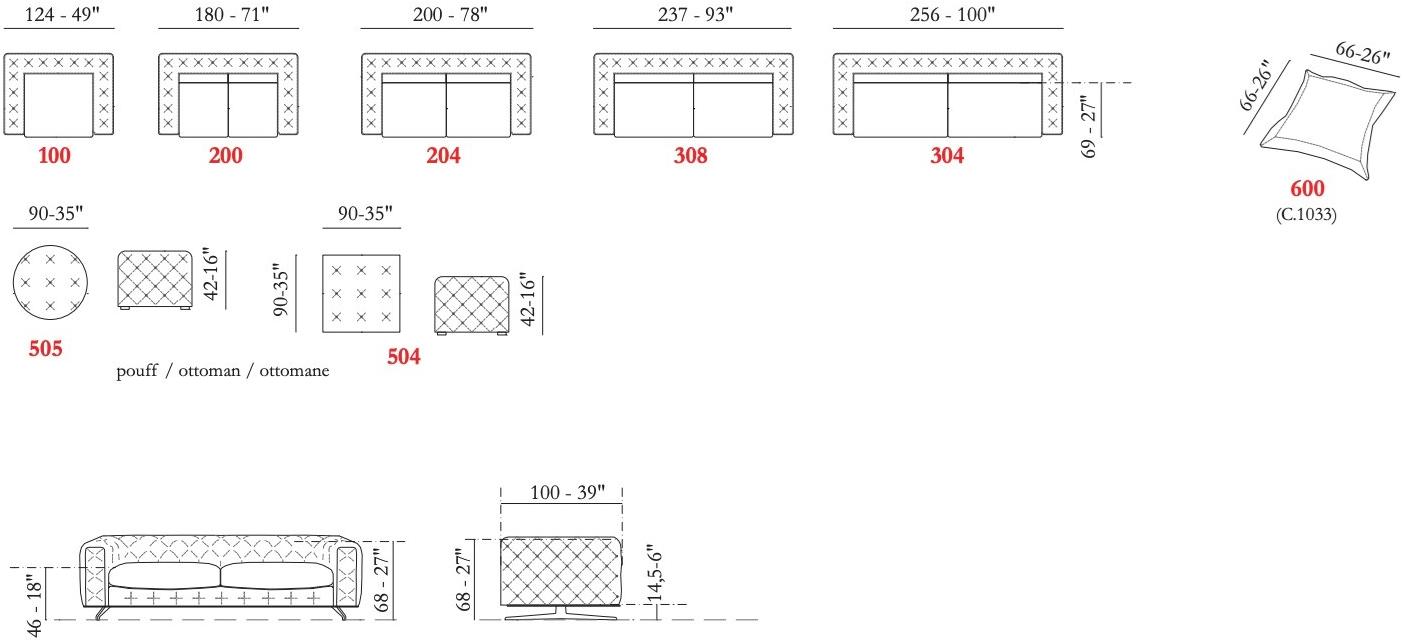 Max Divani Кожаный диван с тафтингом sun-id-1434713 - Вид №7