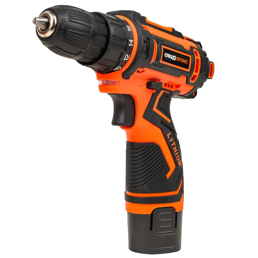 Дрель-шуруповерт аккумуляторная Спец Промо БДА-12ЛИ-3 (4195), 12 В Li-ion 2x2 Ач STLM-2060879 - Вид №9