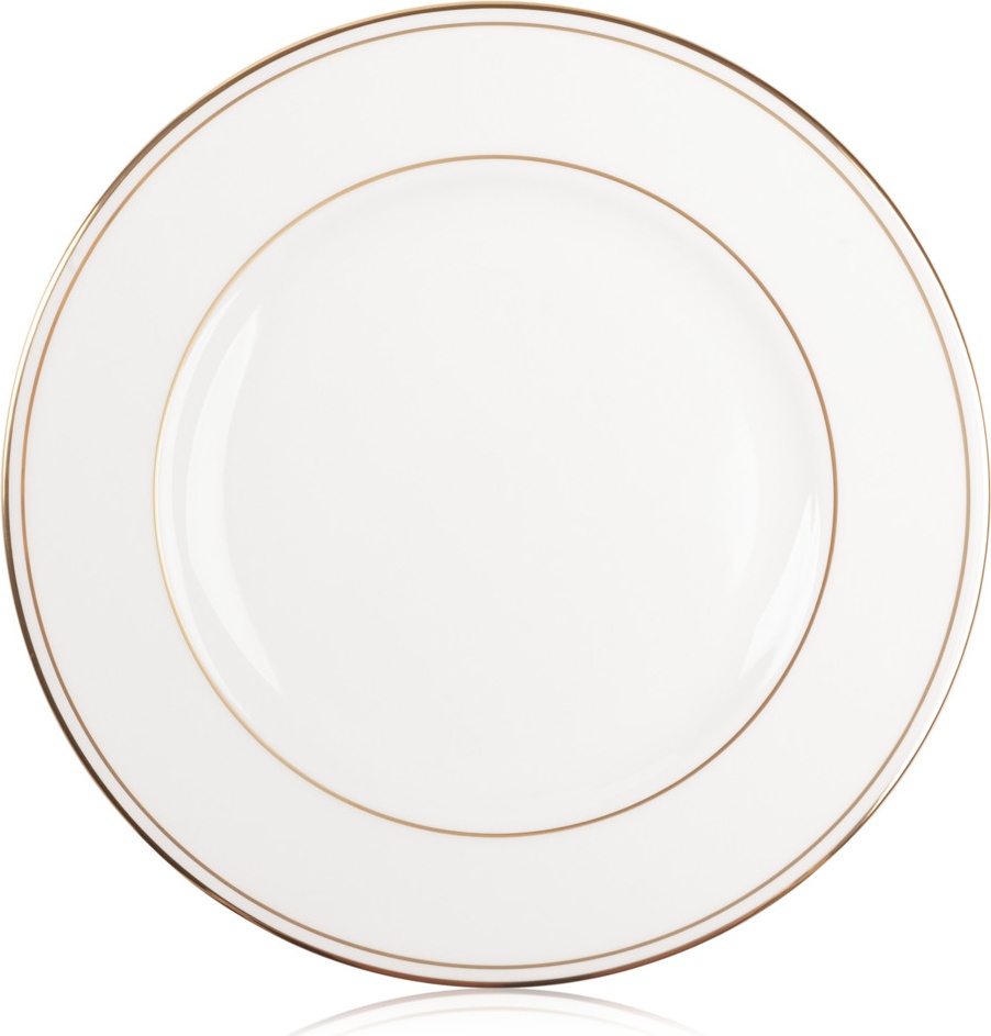 10578530 Lenox Тарелка закусочная Lenox "Федеральный,золотой кант" 20,5см Фарфор костяной 