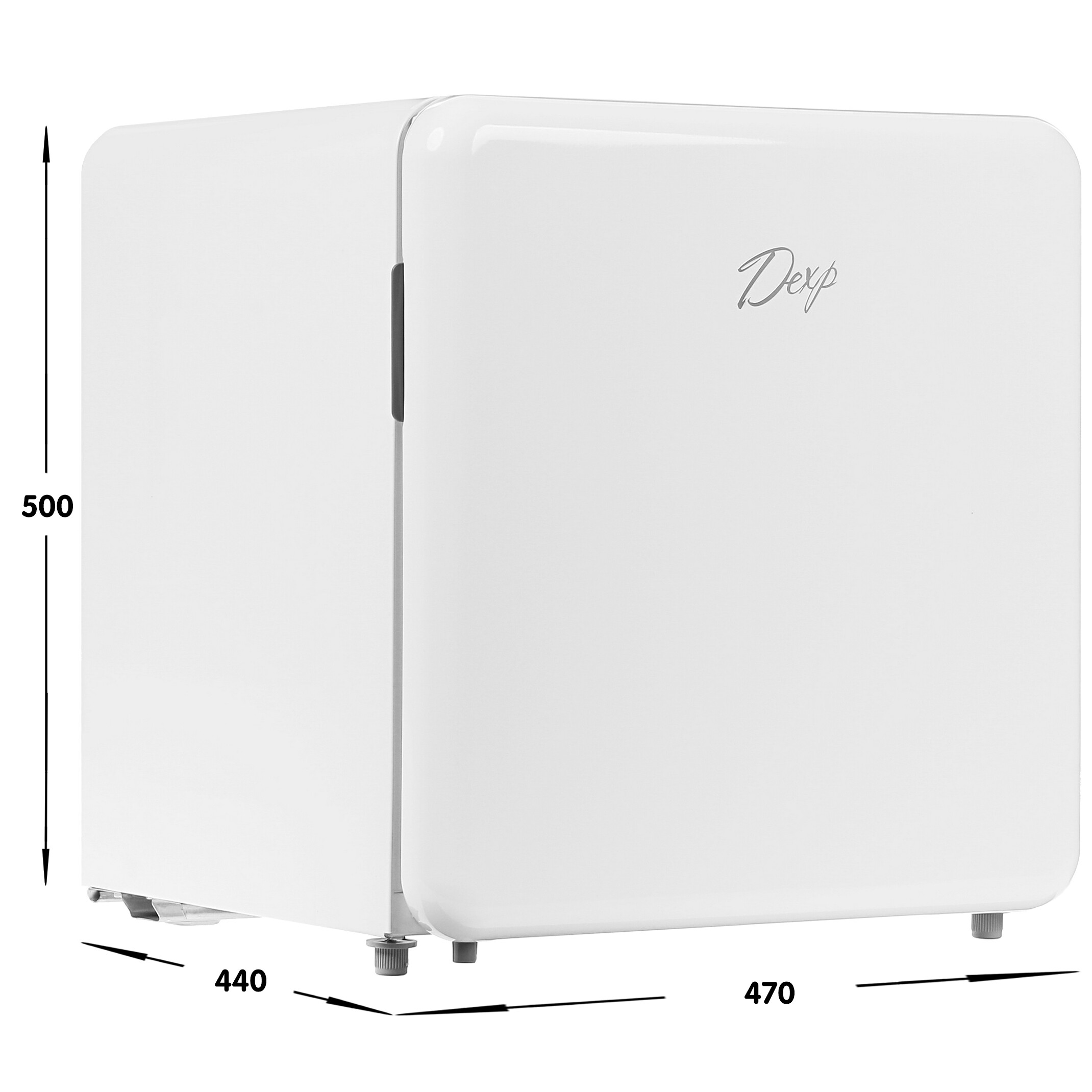 4703587 Холодильник компактный   DEXP RF-SD050RMA/W белый STDN-0020626 - Вид №7