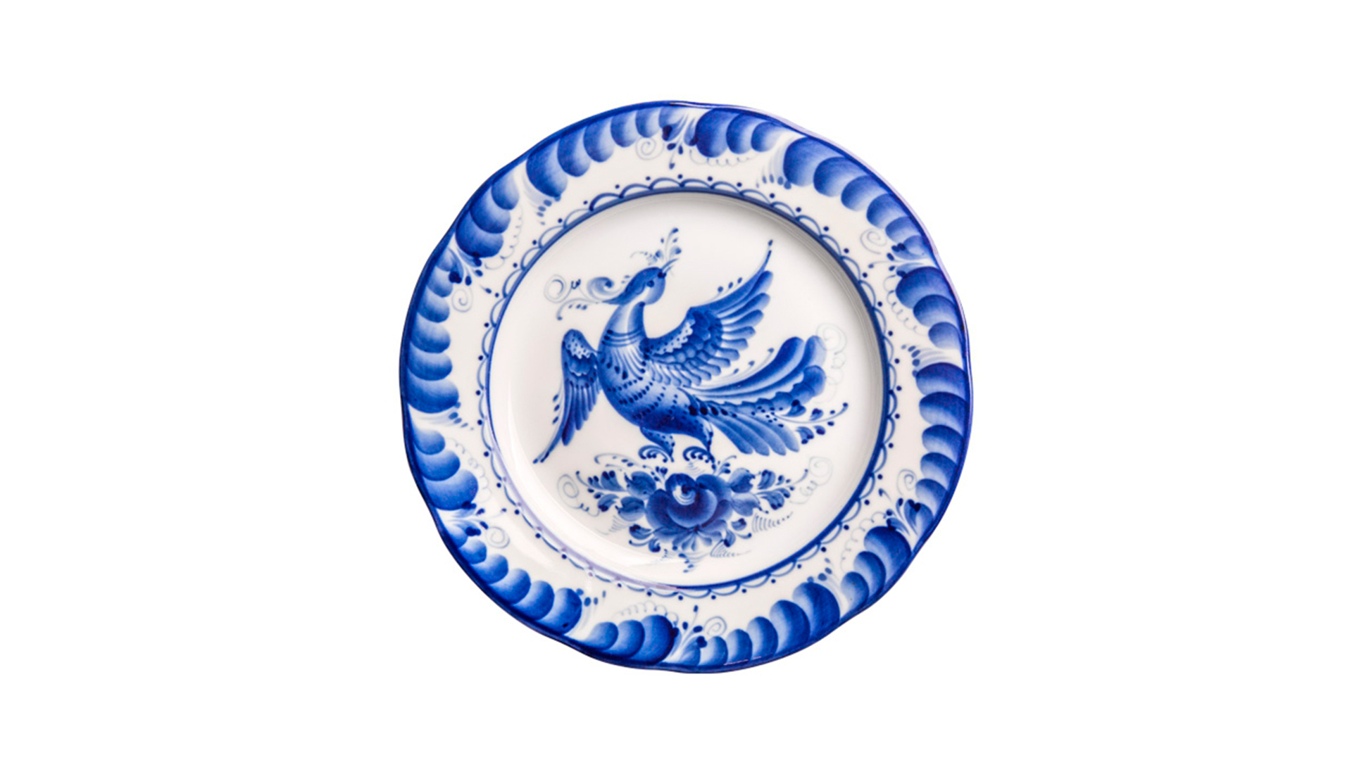 10612894 Гжельский фарфоровый завод Сервиз столовый 6/42 "Дубок" (авт.работа) Фарфор, Керамика  - Вид №7